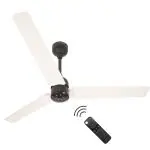 Atomberg Renesa 1200 MM 3 Blade Bldc Motor With Remote 3 Blade Ceiling Fan, White Black
