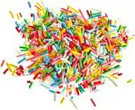 FreshoCartz Confeito Rainbow Vermicelli Sprinkles For Cake Decoration And Ice Creams 1 kg