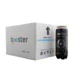 Booster Water Black Alkaline Drink| 8+ pH Alkaline (500 ML Each Can) Mineral water(Pack of 12)