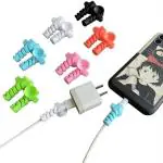 Crysendo Charging Cord Protective Cable Cover For Android & Iphone Charging Cables (Pack of 4)