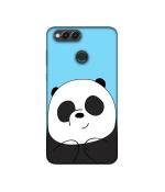 Casotec Cute Panda Design 3D Printed Hard Back Case Cover for Huawei Honor 7X
