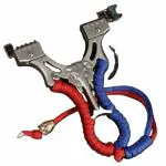 Marksman Adult Kids Big Power Alloy Slingshot Outdoor Target Practice Toys (Alloy Elephant Design Slingshot)
