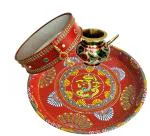 SK Craft Karwa Chauth Puja Thali Set
