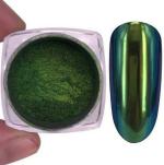 Shills Professional Green Holographic Glitter Powder Nail Art