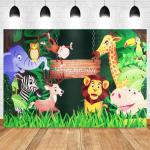 Party Propz Jungle Safari Backdrop Safari Animal Birthday Party Background