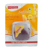 Satvikk Speciality Foods Saffron 1 Gm. Pure World's best saffron. Premium Organic Natural Safron/Kesar/Zafran. Kashmiri Mongra Saffron/Kesar. Certified for Kashmiri Kumkuma Puvvu/Keshar/Kesari