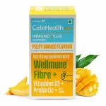 Celehealth Kidz Immuno Plus - 30 Gummies | Pulpy Mango with Wellmune Vitamin C & Zinc to support body's defence and immunity