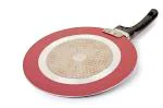 Kitchen Chef Red Aluminium Induction And Gas Stove Compatible Non Stick Roti Dosa Tawa 28.5 cm