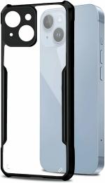 COBERTA Apple iPhone 15 Back Cover Case - Black Transparent