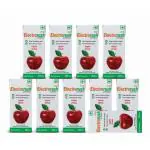 Electrorush ORS Plus Apple Flavour Energy Drink Juice with Electrolyte, Nutrients, Vitamins, Minerals, Energy booster, Pack of 10 (200ml Each)