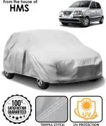 CARNEST Car Cover For Hyundai Santro Xing (Without Mirror Pockets) (Silver)