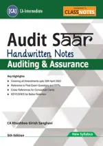 Taxmann's CLASS NOTES for Auditing & Assurance | Audit SAAR (Paper 6 | Auditing)