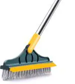 Winberg Floor Cleaning Wiper Plus Brush Combo Pack Unique Design 2 in 1 Pack WPBRS