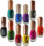 Orimes Unique Double Barrel Brush for Smooth, Even & Precise Application On Your nails(Pack Of 3)