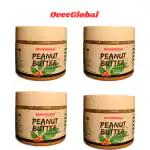 OveeGlobal Natural Crunchy Peanut Butter 500 gm Pack of 4 Net WT 2kg