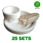 EkoFork Disposable Bagasse Dinner 9