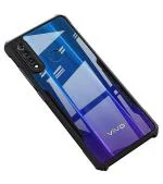 COBERTA Back Cover for Vivo Z1 Pro Back Cover Case - Black Transparent