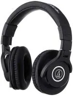 Audio Technica ATH M40X Wired Over Ear Headphones (Black)