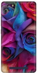 instyler Gionee Marathon M5 Lite Matte Vinyl Flower Printed Mobile Skin Sticker with Scratch Resistant Lamination