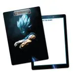 Festiko Anime DBZ Theme Exam Board with Clip (Pack of 1 Pc), Exam Pads for Birthday Return Gifts for Kids, Writing Pads Clipboard with Shiny Steel Finish Clip (Type 2)