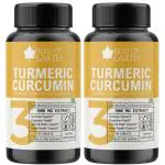 Bliss of Earth High Potency Turmeric Curcumin Extract Tablets 500mg With Quick Release & Enhanced Bioavailability, Joint & Healthy Inflammatory Support, Non GMO & Gluten Free, 60 Tablet (Pack of 2)