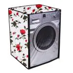 Nitasha outdoor and indoor with front clear washing machine cover for Front Load LG FH0B8NDL25 6 kg (Print No:- nit28clr/Waterproof-dustproof)