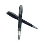 Auteur Black Brass Blue Ink Ball Pen (Pack Of 2)