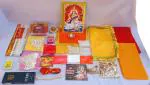 BHAKTI 2 SHAKTI MAKING WORSHIP SPECIAL - Basant Panchmi Pooja Saman | Saraswati Pooja Samagri | Goddess Saraswati Poojan Kit | Vasant Panchmi Puja | Economy series |Contains 35+ Worship Stuffs
