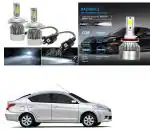 Feelitson White Car C6 H4 Compact Design 36W/3800Lm Led Headlight For Nissan Sunny (Pack Of 2)