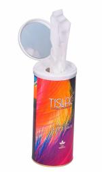 Tislac Glo Abstract 2 Ply Dry Facial Tissue in Paper Tube Box, 60 Pulls