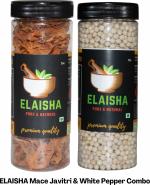 Elaisha Mace Javitri And White Pepper Safed Mirch Handpicked, 250 G (Pack Of 2)