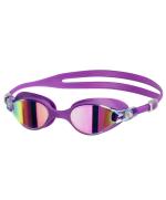 Speedo Purple Vibe,Pink V-Class Virtue Mirror Swimming Goggle - Free Size