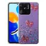 RJR Redmi 10, Redmi 10C Back Case Cover for Girls | Sparkle Glitter | Stylish | Designer | for Ladies Women Back Case Cover for Redmi 10, Redmi 10C - Purple