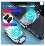 Tech Gear mobile phone cooler silent semiconductor radiator cooling fan Gaming Accessory Kit (Grey ,silver, For Android, iOS)