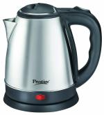 Prestige PKOSS, 1500W, 1.8L Electric Kettle (can’t be used to boil milk), Silver & Black