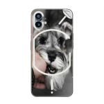 GADGETSWRAP Printed Vinyl Skin Sticker for Nothing 1 - miniature schnauzer puppy