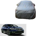 Love Me Grey Maruti Suzuki S-Cross Car Body Cover with Mirror Pockets