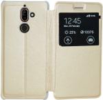 BINTAGE Flip Cover for Huawei P9 Lite (Black, Grip Case, Pack of: 1)