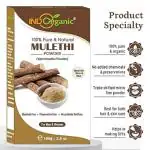 Indo Organic Mulethi (Licorice) Powder Pack of 2, 200g - Natural Skin Brightening and Hair Care for Clear, Radiant Skin and Healthy Hair