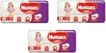 Huggies Wonder Pants Baby Diapers Large 46 Pieces |Pack of 3