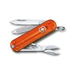 Victorinox Swiss Army Knife - FRESH. STYLISH. COLORFUL SWISS CLASSICS - 7 Function, Multitool with a Pair of Scissors - Fire Opal, 58 mm
