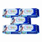BABY SENSE 80N Usable Premium Baby Wipes with Almond Oil (80 Wipes per Pack)(PACK OF 5)