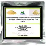 MGBN Gelatin With Besan Or Gram Flour Or Kadalai Mavu Powders Mix 2 In 1 Use For Face Mask, Hair Removal Skin Care 50 gm