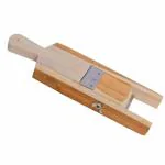 SaioStore Wooden bajji Slicer for Plantain/Chips Slicer for Plantain, Tapioca, Potato (Pack of 1)
