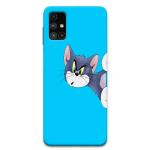MobiEra Samsung Galaxy M51 Multicolor Cat Design Plastic Hard Case Cover