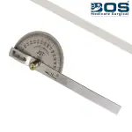 Bos Medicare Goniometer Protector physiotherapy | orthopedic Medical (180 Degree) metal