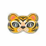 Festiko 6 Pcs Tiger Theme Eye Masks, Tiger Eye Masks For Kids