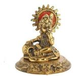 LOTUS RISE Laddu Gopal Ji Suitable For Ladoo Gopal / Kanha Ji / Kanhaiya Ji / Little Krishna / Govinda / Thakur Ji / Bal Gopal. Decorative Showpiece - 13 cm (Aluminium, Gold)