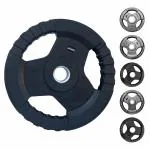 LEEWAY Gym Weight Plates Black