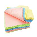 TechBurner Microfiber Cleaning Cloths for Tablet, Smatphone Phone, Laptop, Camera, LCD Tv Screens [5inchX5inch] Multicolour (Pack of 100Pcs) Incomplete